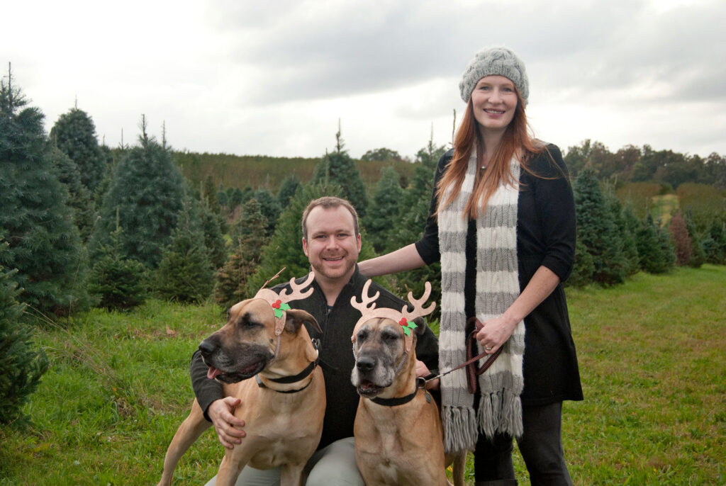 Christmas Portrait at Tree Farm